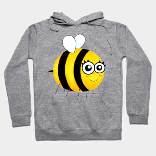 Cute Wholesome Bee - A Happy Bumblebee Hoodie